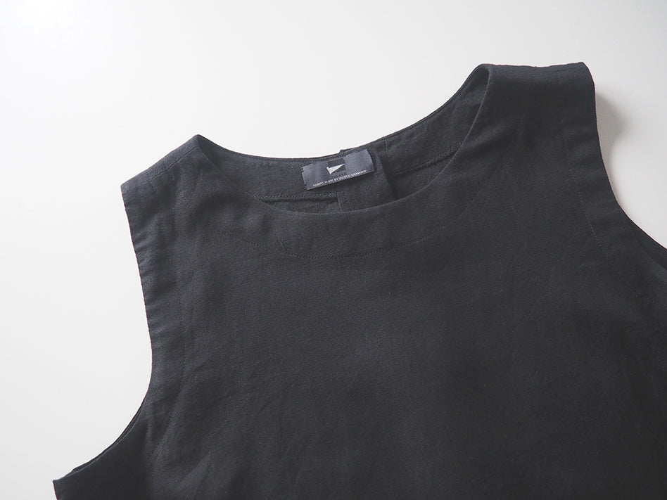 Detailfoto Uni schwarzes Top 