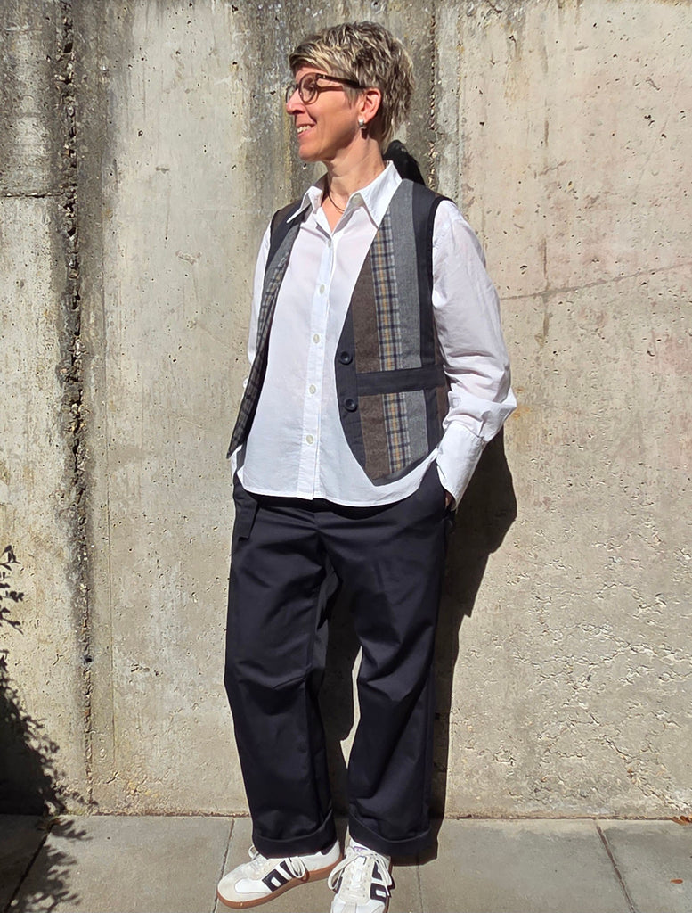 Nähbeispiel Wilde Weste