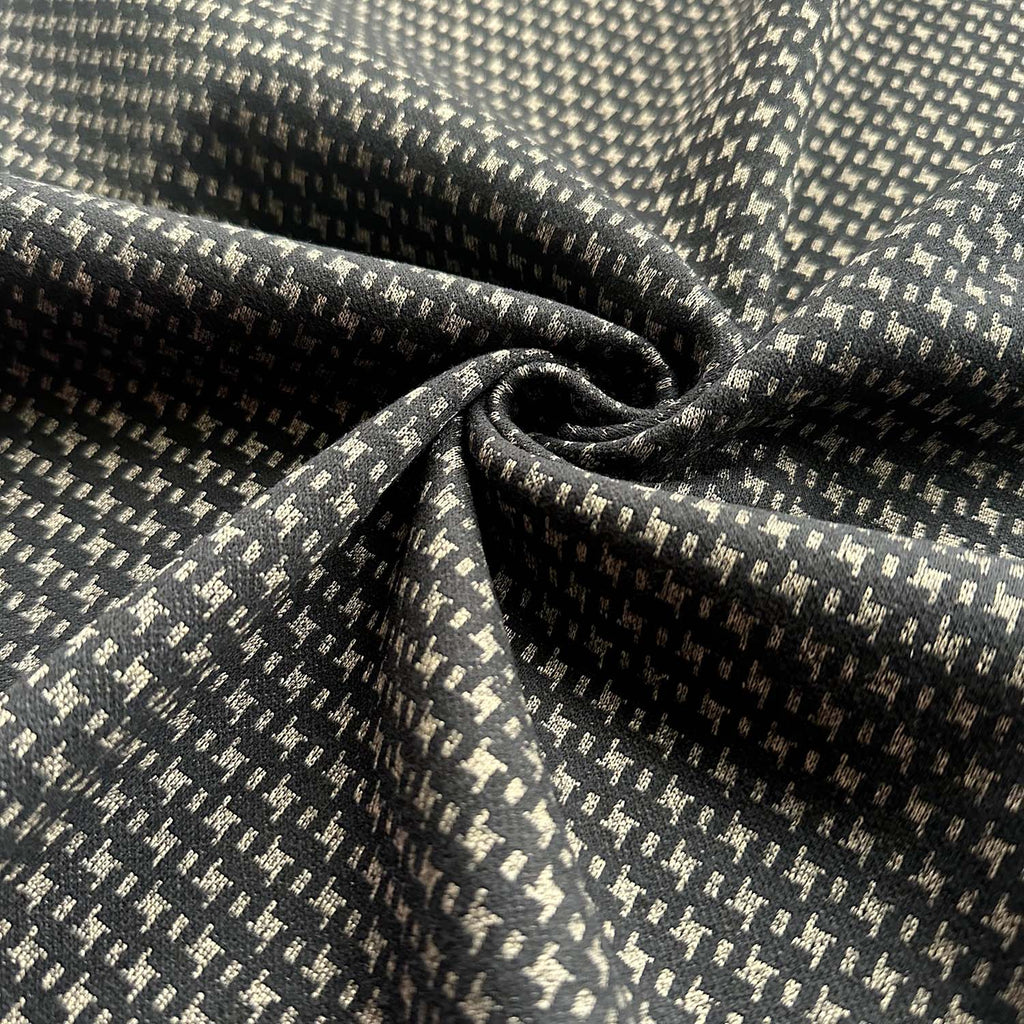 Produktfoto vom Double Face Hahnentritt  in der Farbe Silber
