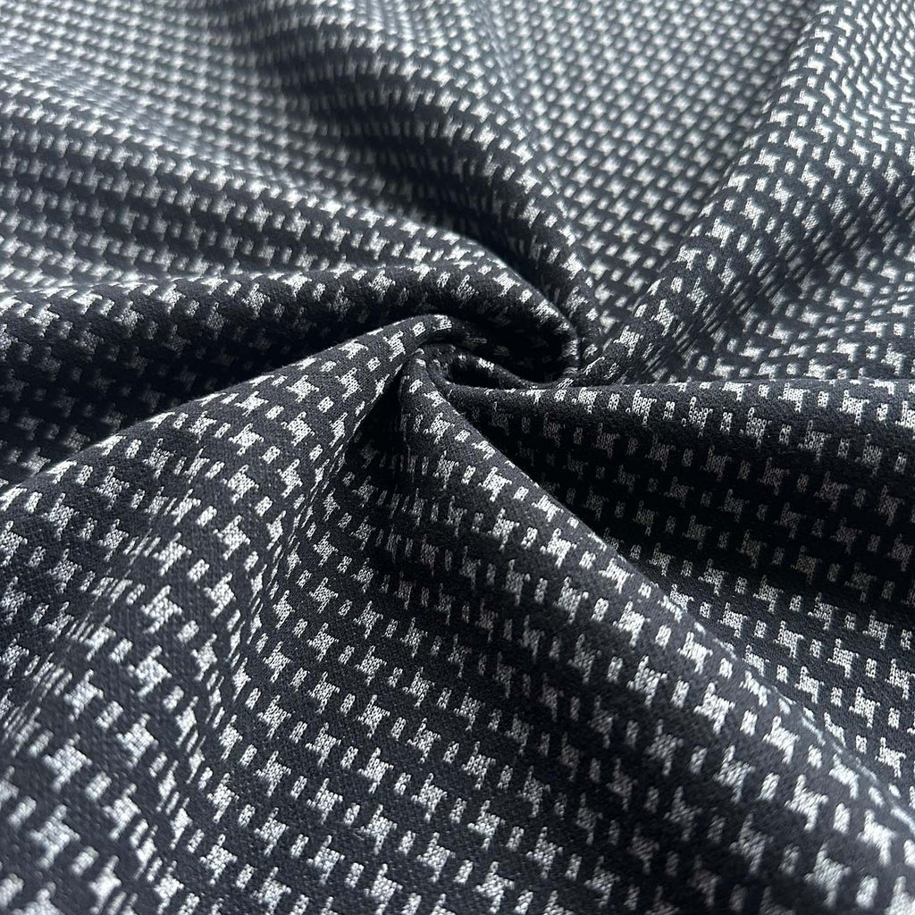Produktfoto vom Double Face Hahnentritt  in der Farbe Silber