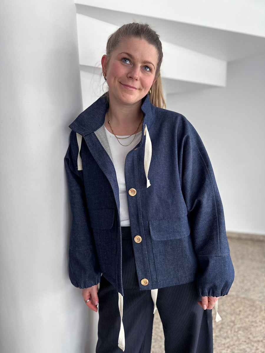 Nähbeispiel Denim Blue