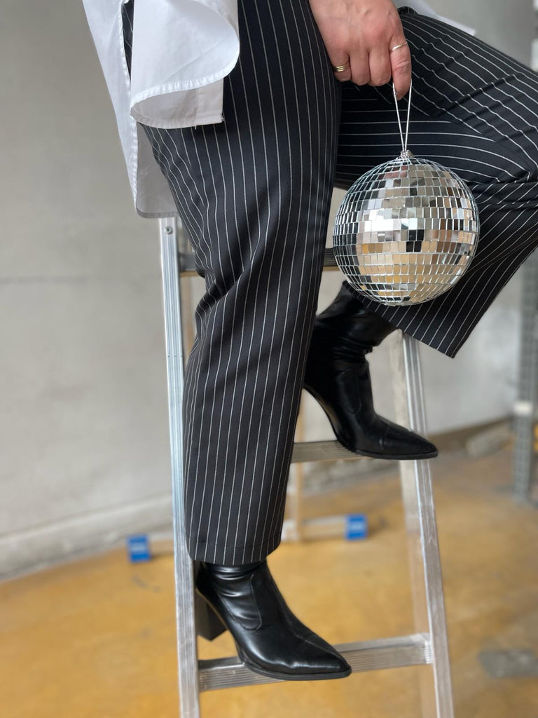 Nähbeispiel von unserem Nadelstreifen 