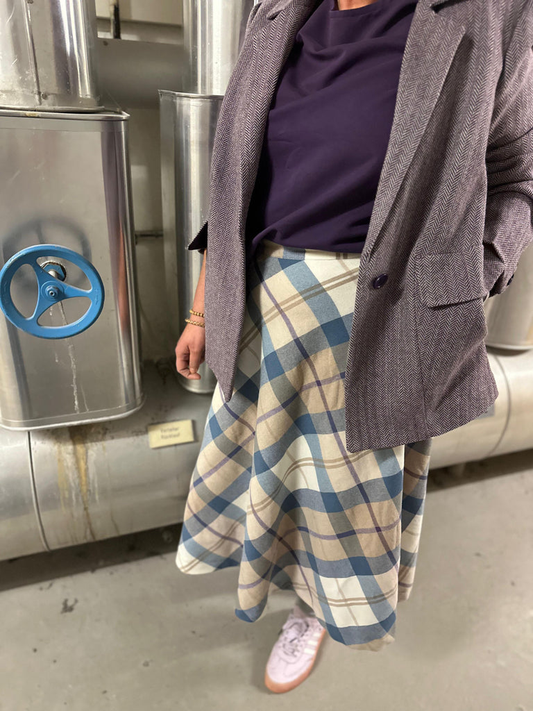 Nähbeispiel aus unserem Edelflanell CARRIE