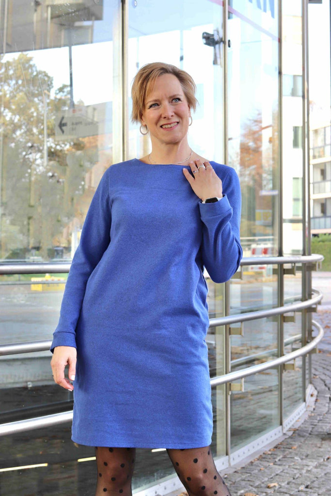 Nähbeispiel als Kleid Gusta von Fibremood