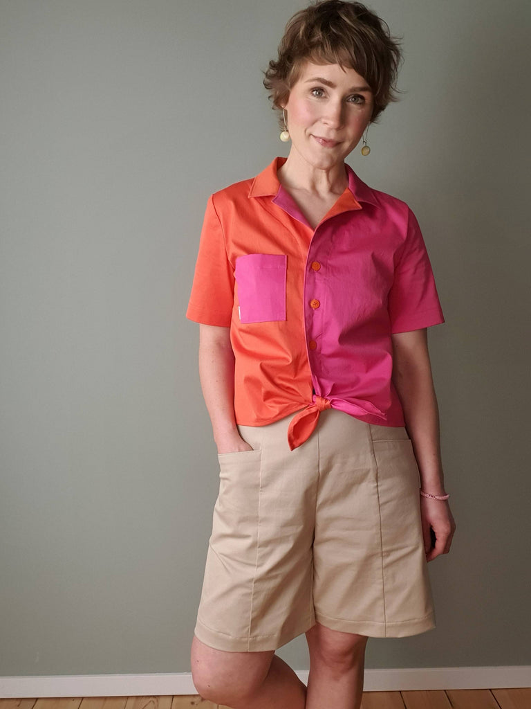 Nähbeispiel von unserem Cotton Stretch 