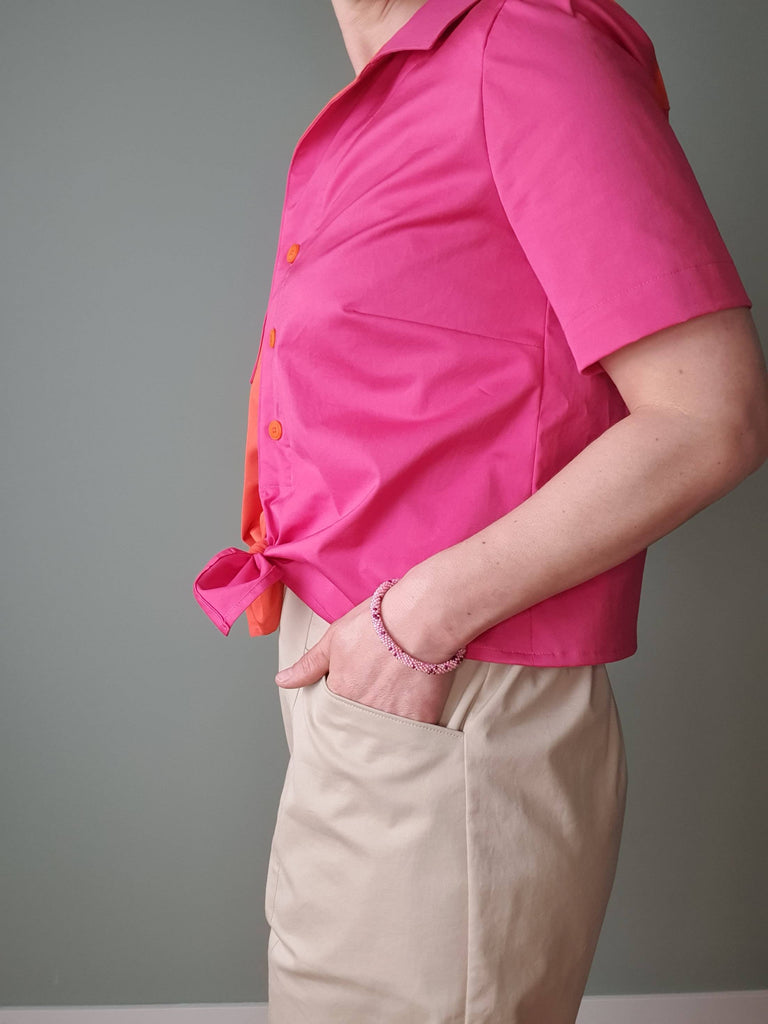 Nähbeispiel von unserem Cotton Stretch 