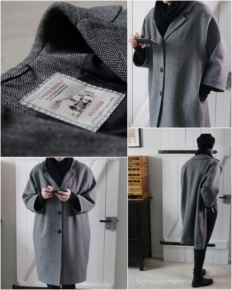 Mantel "Leonard" aus unserem German Tweed Aschenputtel